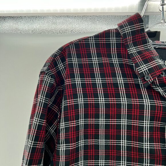 Chaps Men's Plaid Button Up Shirt Long Sleeve Multicolor Size Large - Picture 5 of 9